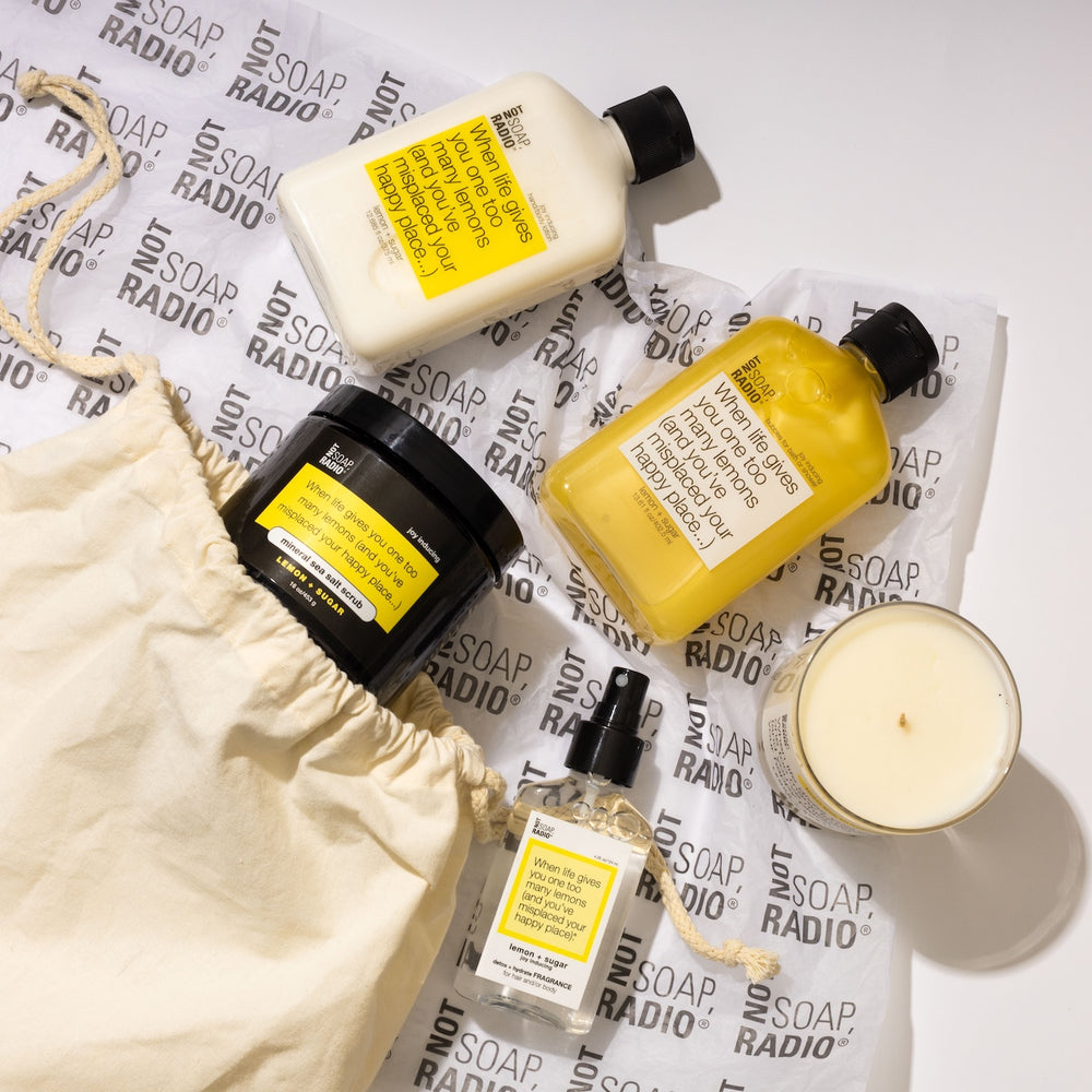 Not Soap Radio When Life Gives you one too many lemons collection gift set 