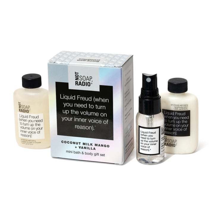 Liquid Freud MINI bath and body gift set