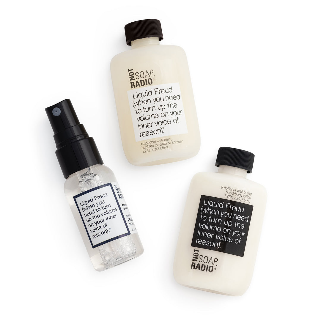 Liquid Freud MINI bath and body gift set