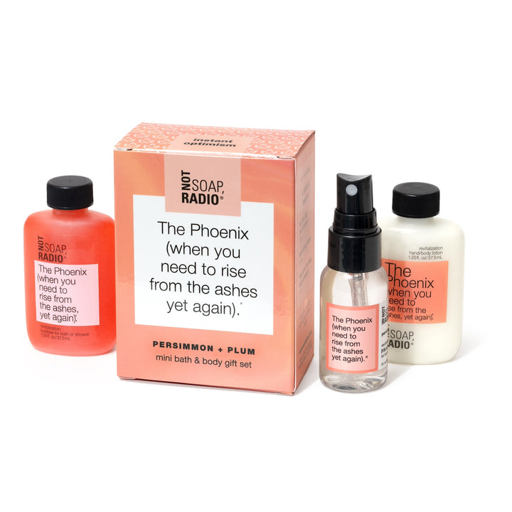 The Phoenix MINI bath and body gift set