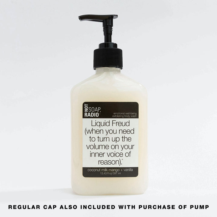 Liquid freux body wash with a pump