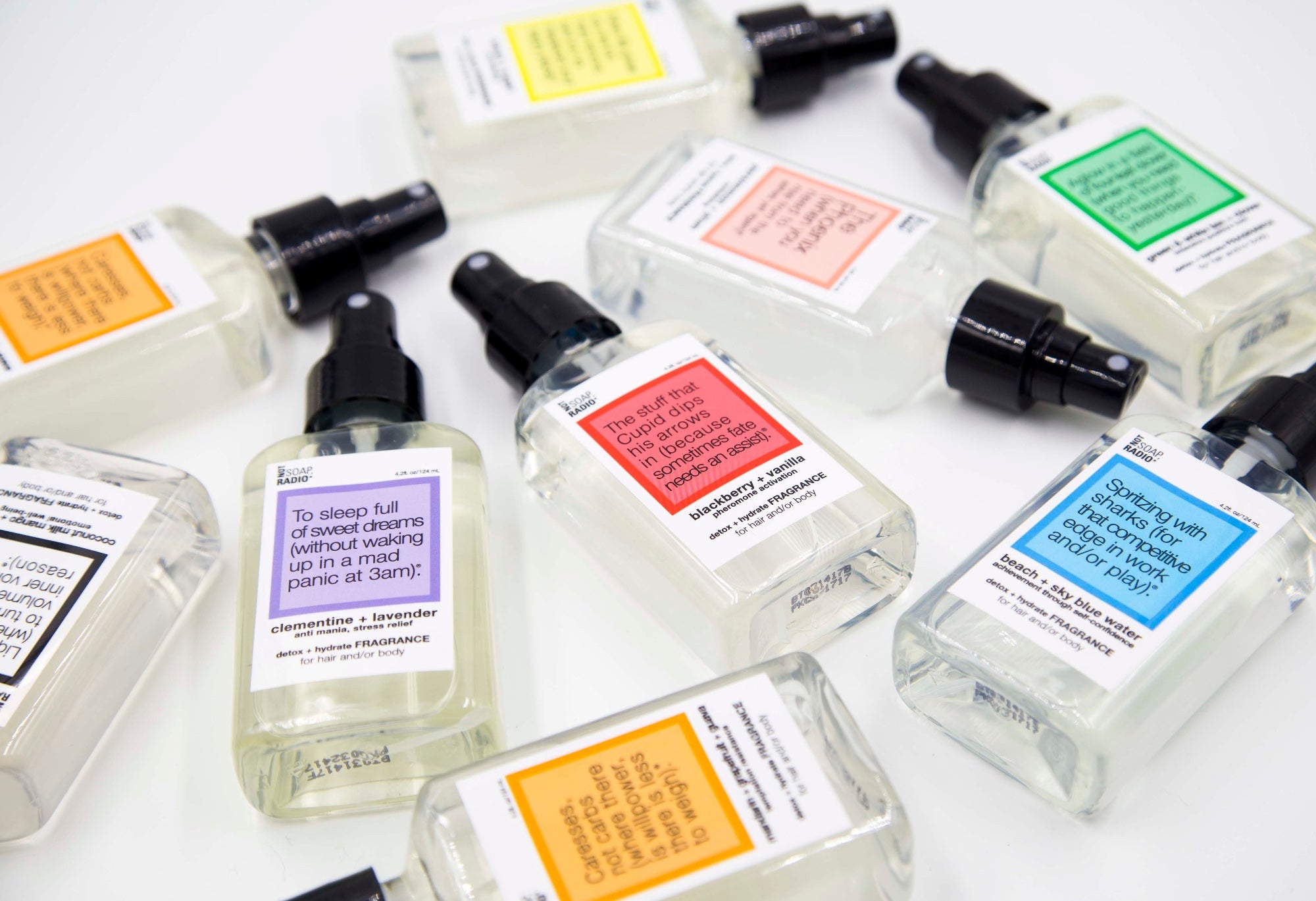Not Soap Radio's aromatherapy fragrance body sprays