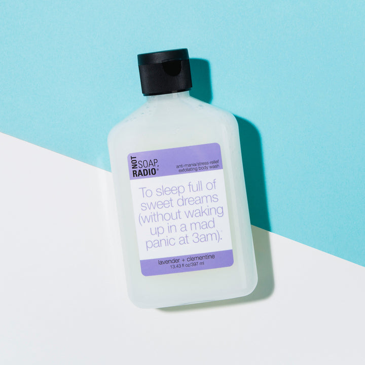 A flatlay of not soap radio&