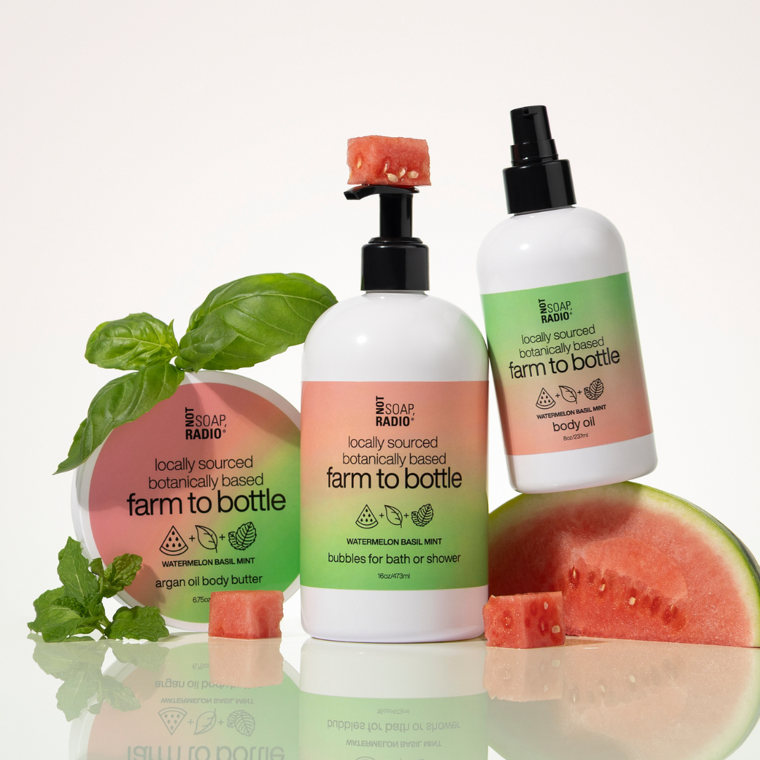 watermelon basil mint <b>body oil</b>
