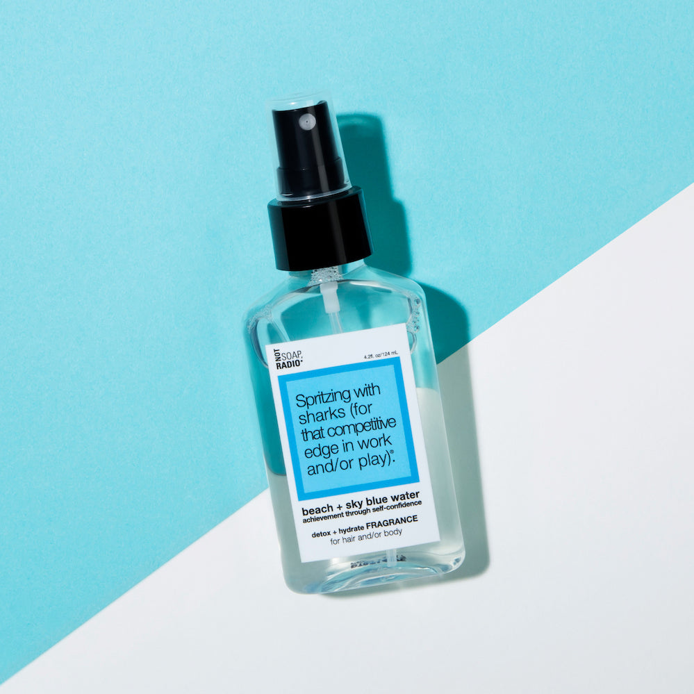 Clean beach fragrance for hair/body - aromatherapy sea spray