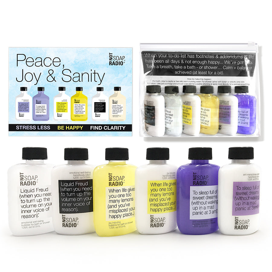 Peace, Joy, & Sanity - Not Soap Radio gift set
