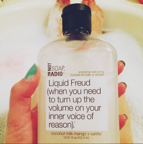 Liquid Freud (when you need to turn up the volume on your inner voice of reason). <b>bath/shower gel</b>