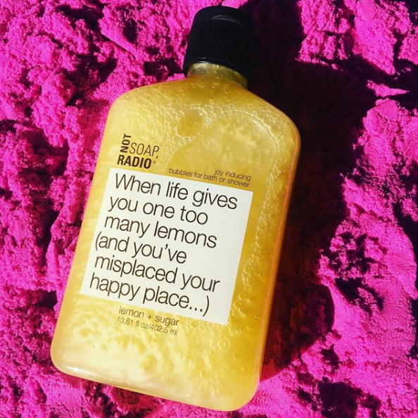 When life gives you one too many lemons (and you've misplaced your happy place...) <b>bath/shower gel</b>