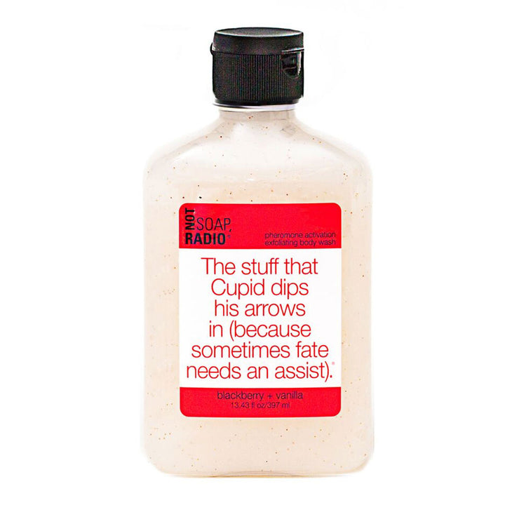 The stuff that Cupid dips his arrows in (because sometimes fate needs an assist). - Not Soap Radio Exfoliating body wash