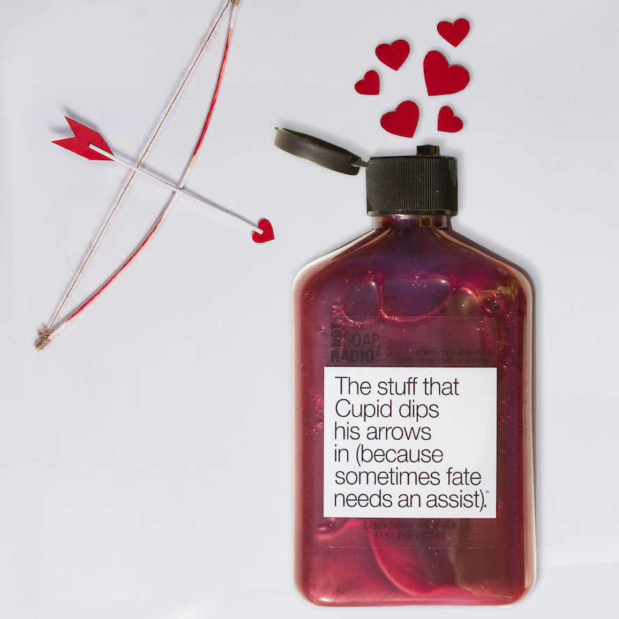 The stuff that cupid dips his arrows in Bath/Shower gel - funny Bath products for valentines day gift 