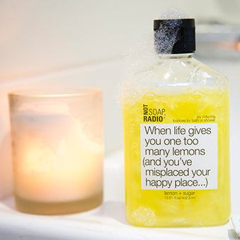 When life gives you one too many lemons (and you've misplaced your happy place...) <b>bath/shower gel</b>