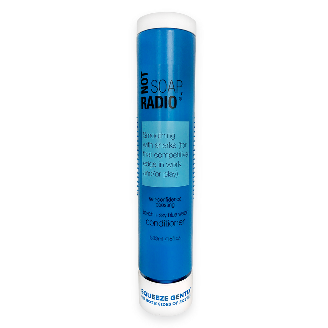 Smoothing with sharks (for that competitive edge in work and/or play) enviro-shield conditioner - Not Soap Radio 