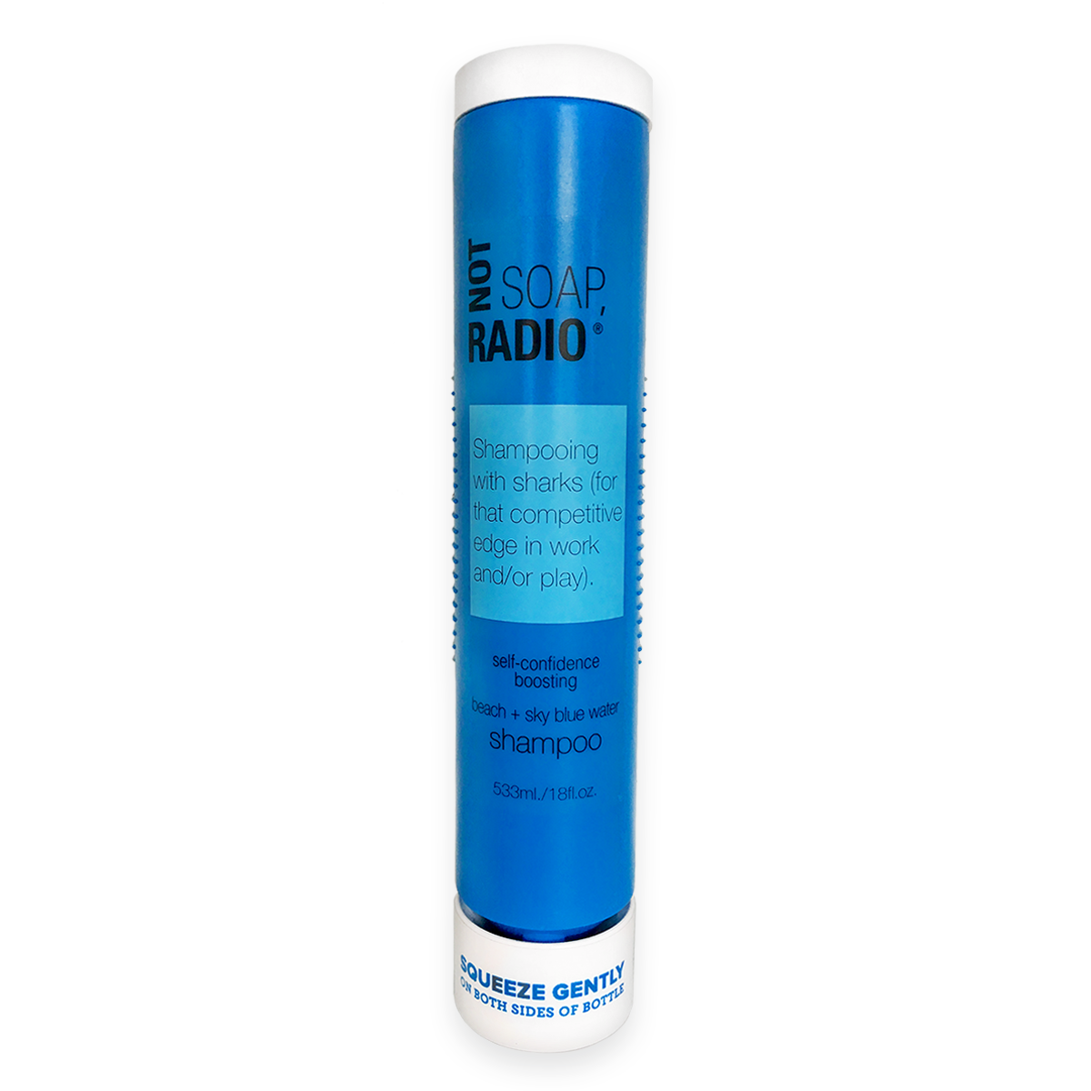 Shampooing with sharks (for that competitive edge in work and or play) clarifying & detoxifying shampoo - Not Soap Radio 