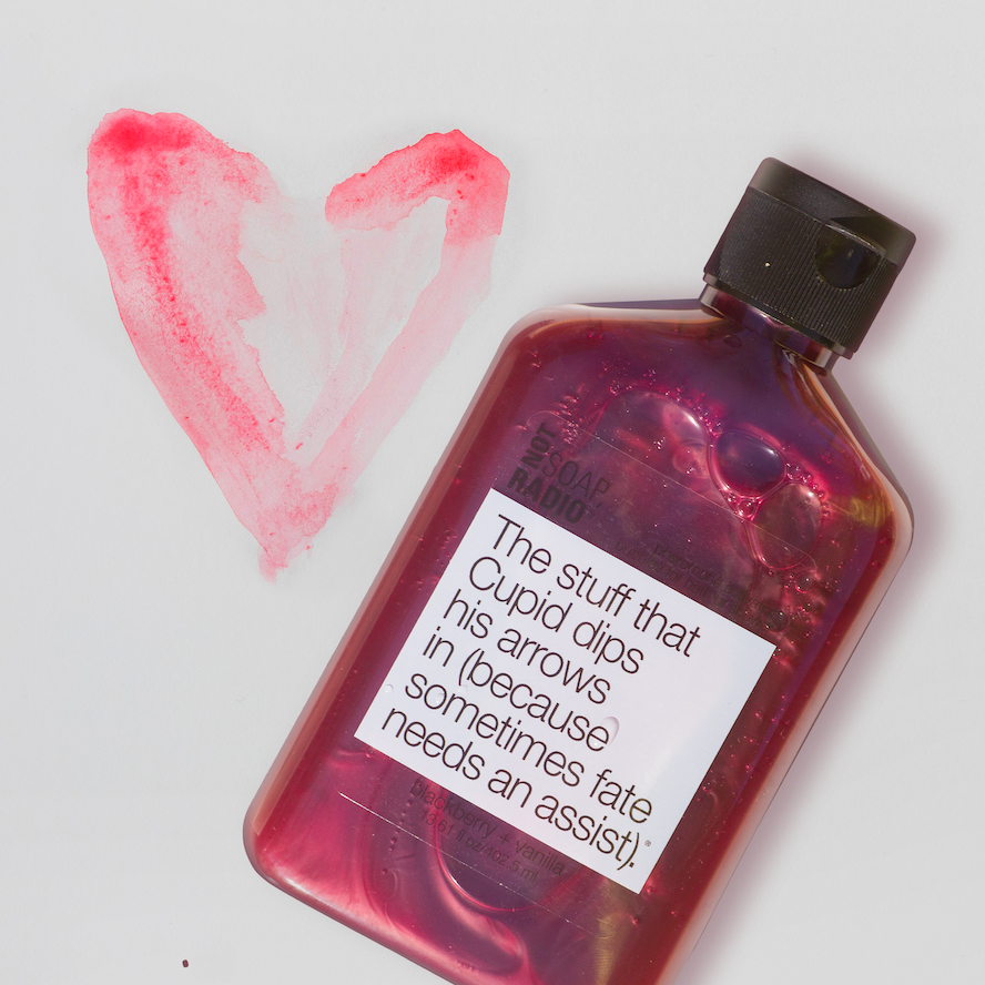 The stuff that Cupid dips his arrows in (because sometimes fate needs an assist). <b>bath/shower gel</b>